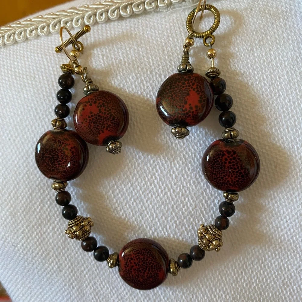 ♥️Necklace,Bracelet & Earrings Set